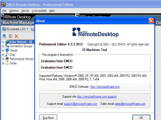 EMCO Remote Desktop Professional Screenshot 1