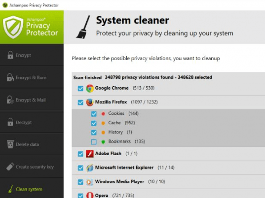 Ashampoo Privacy Protector Screenshot 1