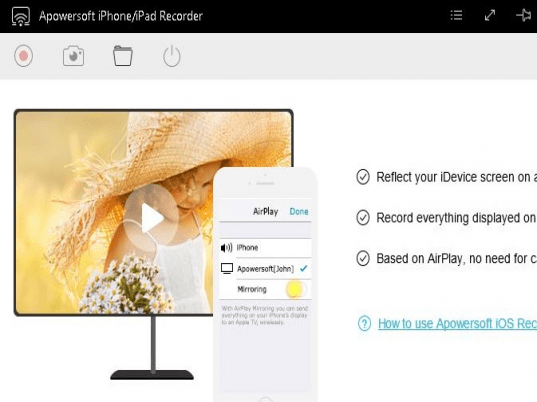 Apowersoft iPhone/iPad Recorder Screenshot 1