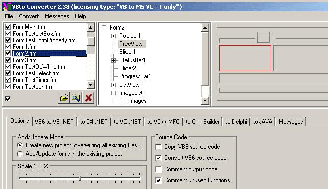 VBto Converter Screenshot 1
