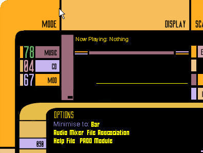 Star Trek MP3 Player Screenshot 1