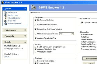 98/ME Smoker Screenshot 1