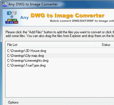 Any DWG to JPG Converter Screenshot 1