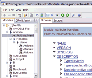 Perl Module Manager Screenshot 1