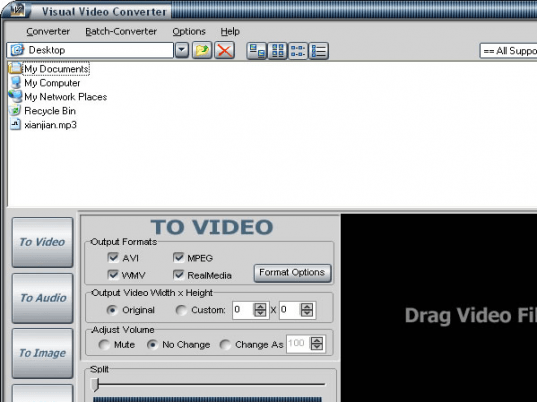 Visual Video Converter Screenshot 1