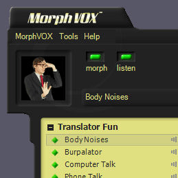 Translator Fun Voices - MorphVOX Add-on Screenshot 1