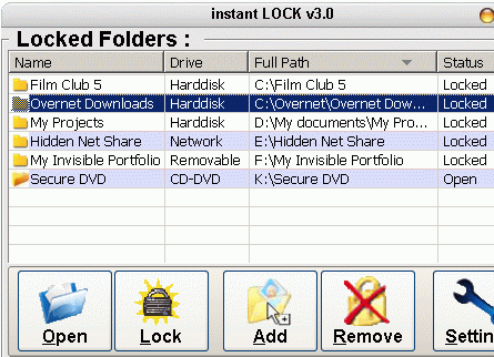 Instant LOCK : Hide & Lock, File-Folders Screenshot 1