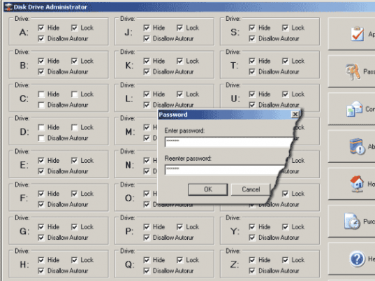 Disk Drive Administrator Screenshot 1