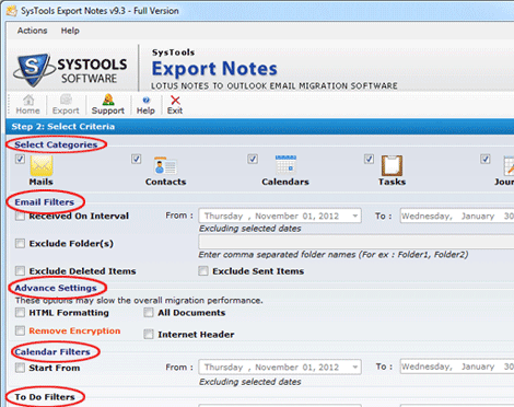 Convert NSF to Outlook Screenshot 1