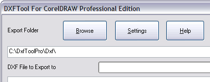 DXFTool for CorelDRAW Professional Screenshot 1