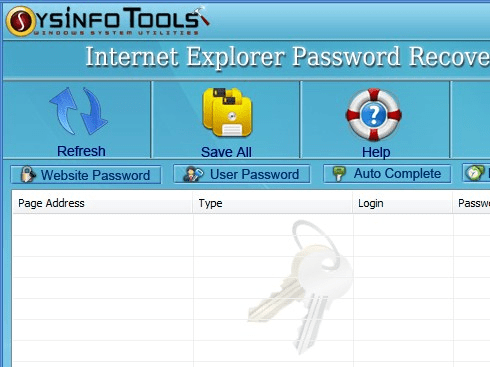 SysInfoTools IE Password Recovery Screenshot 1