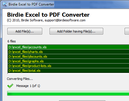 Convert Excel to PDF Screenshot 1
