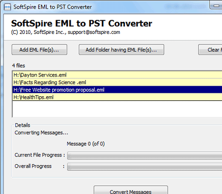 Convert Windows Mail to PST Screenshot 1