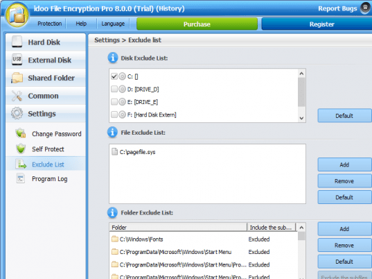 idoo File Encryption Pro Screenshot 1
