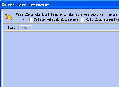 Web Text Extractor Screenshot 1