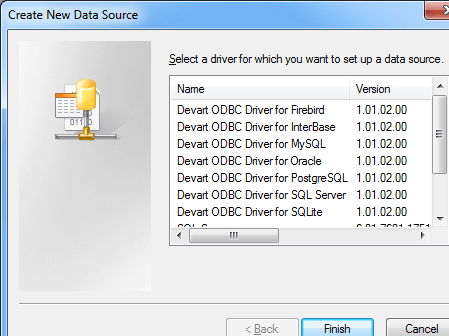 Devart ODBC Driver for SQL Server Screenshot 1