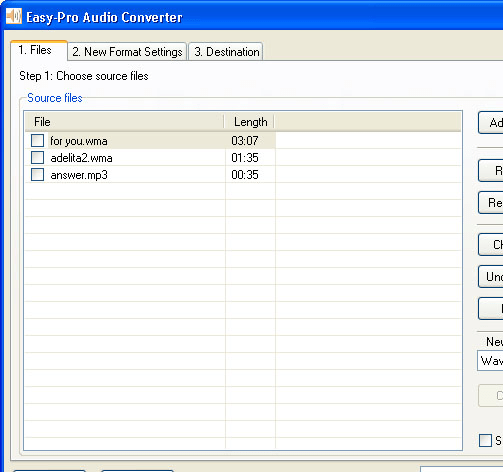 Easy-Pro Audio Converter Screenshot 1