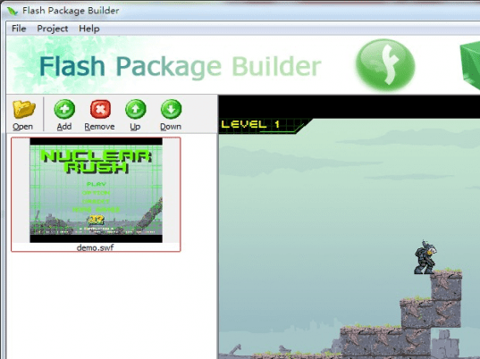 A-PDF Flash Package Builder Screenshot 1