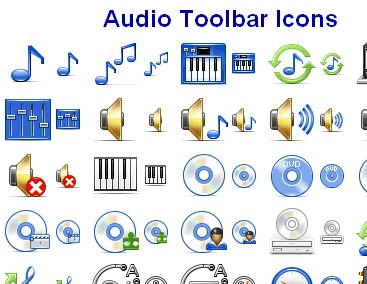 Audio Toolbar Icons Screenshot 1
