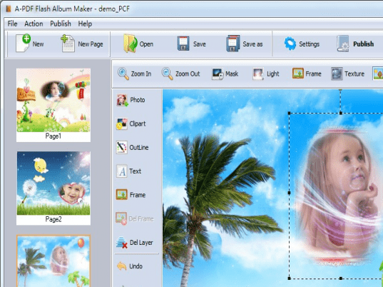 A-PDF Flash Album Maker Screenshot 1