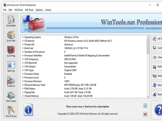 WinTools.net Professional Screenshot 1