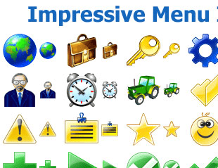 Impressive Menu Icons Screenshot 1