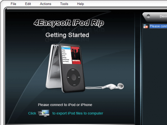 4Easysoft iPod Rip Screenshot 1