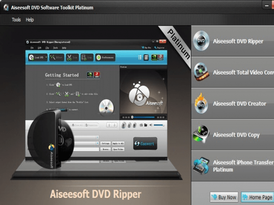 Aiseesoft DVD Software Toolkit Platinum Screenshot 1