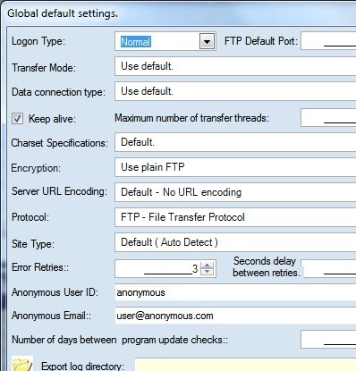 AutoFTP Client Screenshot 1