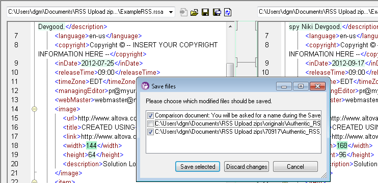 Altova MissionKit Enterprise Edition Screenshot 1