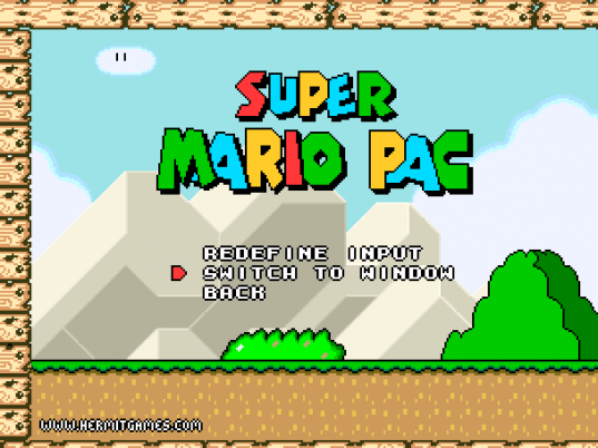 Super Mario Pac Screenshot 1
