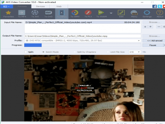 AVS Video Converter Screenshot 1