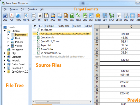 Total Excel Converter Screenshot 1