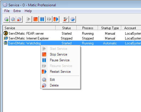 Service - O - Matic Screenshot 1