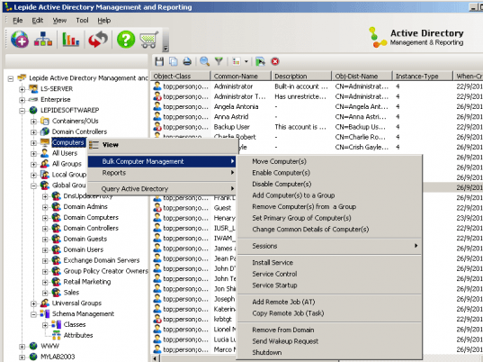 Active Directory Management Screenshot 1