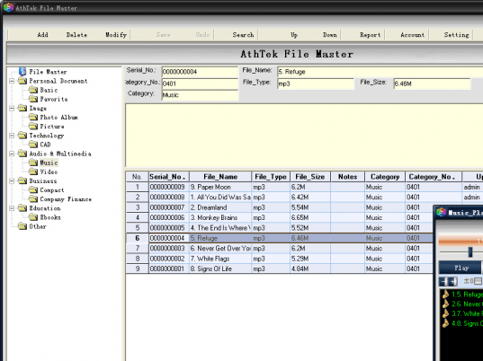 AthTek File Master Screenshot 1