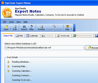Notes to Outlook Converter Screenshot 1