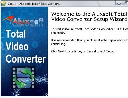 Aluxsoft Total Video Converter Screenshot 1