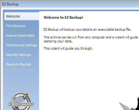 EZ Backup Eudora Pro Screenshot 1