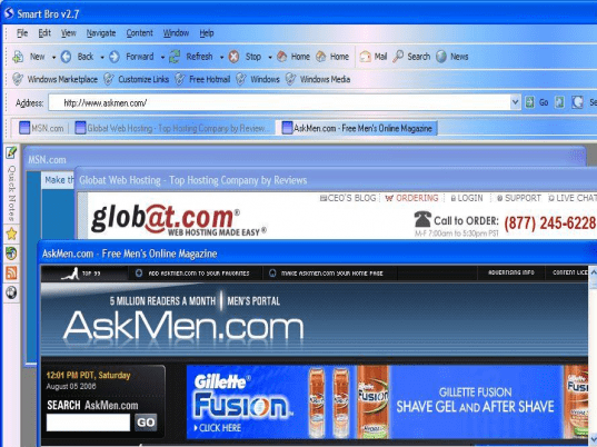 Online web browser Screenshot 1