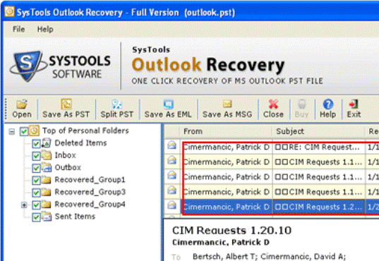 Restore Old Outlook Screenshot 1