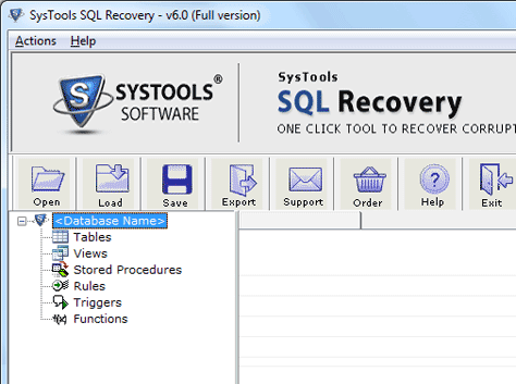 Recover SQL Database MDF File Screenshot 1