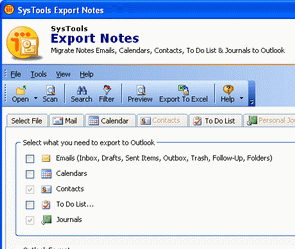 Import NSF to Outlook 2010 Screenshot 1