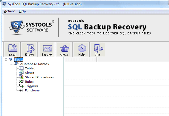 SQL Backup Recovery Tool Screenshot 1