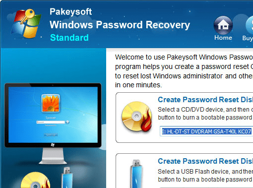 Forgot Password Windows 7 Screenshot 1