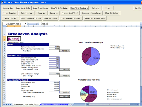 EDraw Office Viewer Component Screenshot 1