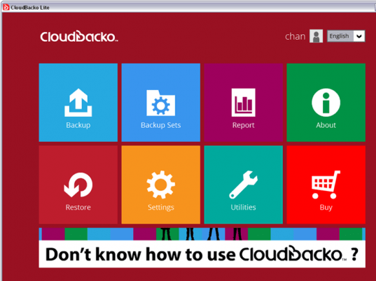 CloudBacko Lite Screenshot 1