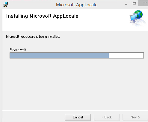 Microsoft AppLocale Screenshot 1