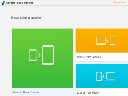 iSkysoft Phone Transfer Screenshot 1