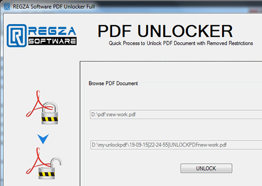 PDF Unlocker Screenshot 1